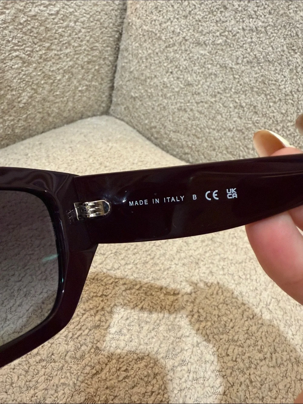 Chanel 5506-a deep burgundy Oversized Square Sunglasses in Black - Picture 5 of 7